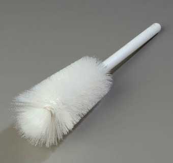 SPARTA HANDLE QUART BOTTLE BRUSH WITH POLYESTER BRISTLES 16 INCH LONG WHITE