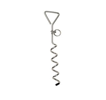 TITAN® SPIRAL DOG TIE-OUT STAKE 8 IN FOR SANDY OR LOOSE GROUND