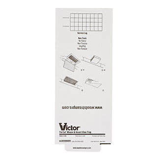 VICTOR® TIN CAT® MOUSE AND INSECT GLUE TRAP GLUE BOARDS 72 COUNT