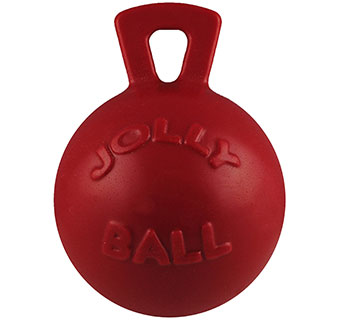 TUG N TOSS JOLLY BALL 8 IN RED 1/PKG