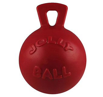 JOLLY PETS® TUG-N-TOSS EQUINE JOLLY BALL 10 IN RED