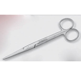 MAYO SCISSOR CUR GERM STAINLESS STEEL 5-1/2 IN L