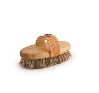 LEGENDS™ HARVESTER OVAL GROOMING BRUSH L NATURAL 8 IN