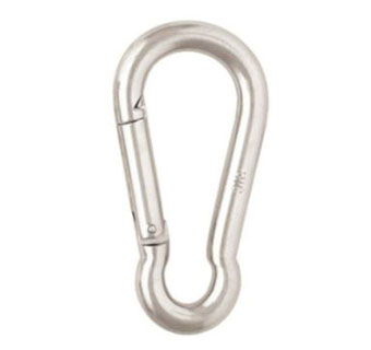 SAFETY SPRING SNAP 1/4 IN DIA X 2-1/2 IN L ZINC-PLATED