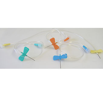 WINGED I.V. INFUSION SET 23 G X 3/4 IN 12 IN TUBING 100/PKG
