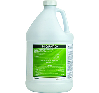 PI QUAT 20 QUATERNARY AMMONIA DISINFECTANT/SANITIZER 55 GAL