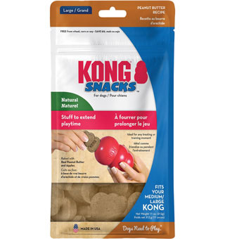 KONG® SNACKS™ PEANUT BUTTER LARGE 11 OZ 1/PKG