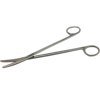 MAYO SCISSOR CUR FRENCH/JAPAN STAINLESS STEEL 6-1/4 IN L