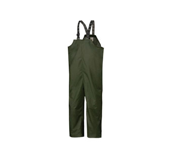 70529 WATERPROOF RAIN BIB OVERALL ARMY GREEN 2XL