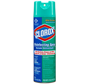 CLOROX® DISINFECTING SPRAY COMMERCIAL SOLUTIONS FRESH SCENT 19 OZ
