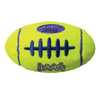 KONG® AIRDOG® SQUEAKER FOOTBALL LARGE 1/PKG