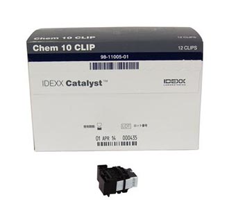 CATALYST DX® CHEMISTRY PRELOADED CLIPS CHEM 10 12/BOX (SOLD IN HAWAII ONLY)