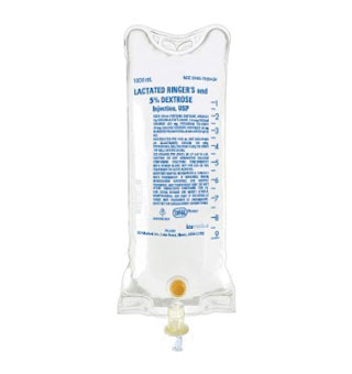 LACTATED RINGER'S AND DEXTROSE INJECTION CONTAINER 1000 ML 1/PKG (RX)