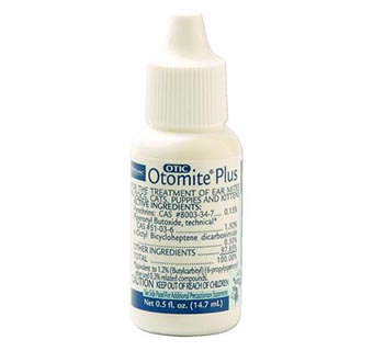 OTOMITE PLUS® EAR MITICIDE 1/2 OZ 1/PKG