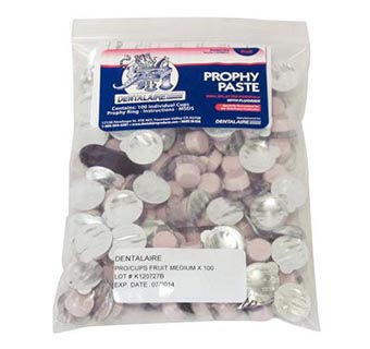 DENTAL PROPHY PASTE CUPS 100/PKG