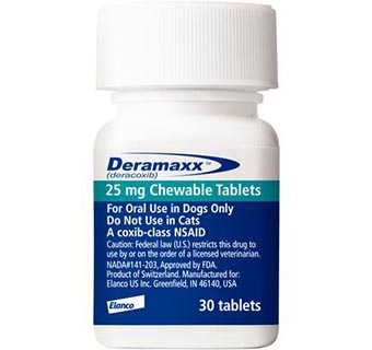DERAMAXX® CHEWABLE TABLETS 25 MG 30/BOTTLE (RX)