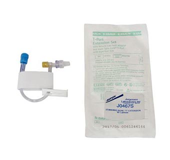 IV T EXTENSION SET STANDARD BORE LUER SPIN LOCK