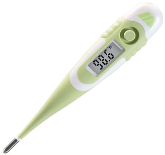 MABIS® THERMOMETER 1 IN L X 3/4 IN W X 5-1/2 IN H FLEXIBLE TIP