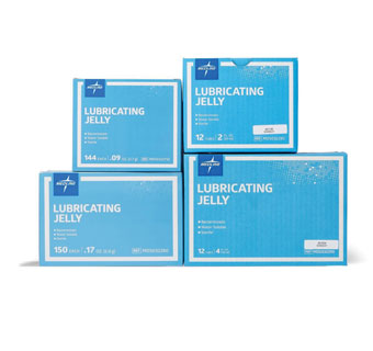 STERILE LUBRICATING JELLY 2.7 G FOIL PACK 144/BX