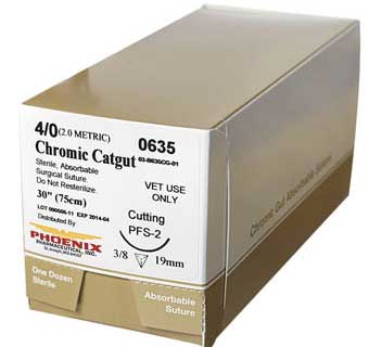 CATGUT - 3/0 - NFS2 - 30IN - 12/BOX