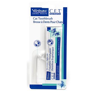 C.E.T.® TOOTHBRUSHES CAT (WITH TOOTHPASTE) SET