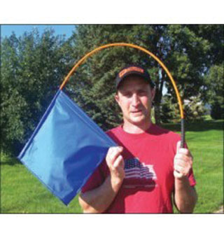 WHIP FLAG WITH GOLF GRIP HANDLE 60 IN