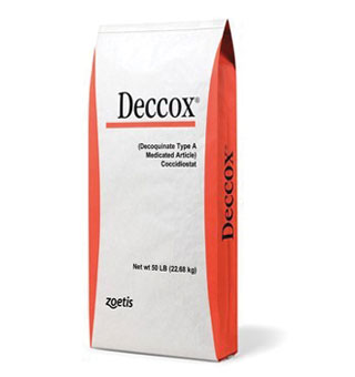 DECCOX® TYPE A MEDICATED ADDITIVE/ANTI-COCCIDIAL POWDER 6% PREMIX 50 LB