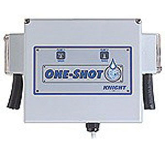 ONE-SHOT™ 2-PRODUCT LIQUID DISPENSER 11-1/2 IN W X 8 IN H X 5 IN D