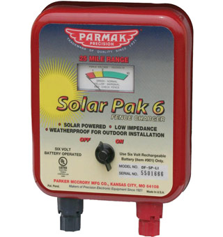 PARMAK PRECISION® REPLACEMENT SOLAR/BATTERY OPERATED CHARGING UNIT 6 V