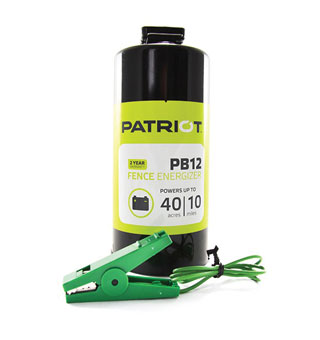 PATRIOT™ PB12 FENCE ENERGIZER 0.16 J 10 MILES 12 VDC
