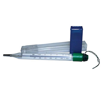 IDEAL® MERCURY-FREE THERMOMETER WITH CASE 5 IN