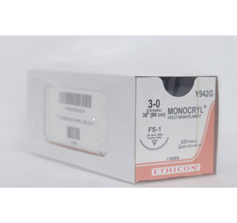 ETHICON™ MONOCRYL® Y942G 36 IN (FS-1) 12/PKG