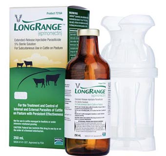 LONGRANGE™ CATTLE DEWORMER 250 ML 1/PKG (RX)