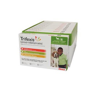 TRIFEXIS® 20.1-40 LB GREEN 6 DOSES; 10 BOX/CARTON (RX)