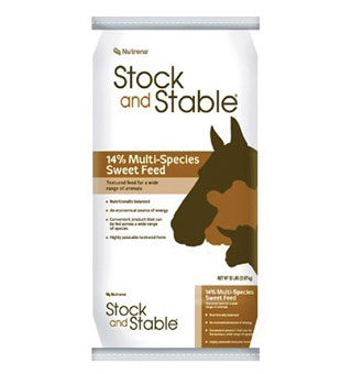 NUTRENA® STOCK AND STABLE SWEET MULTI-SPECIES FEED 14% PROTEIN 50 LB