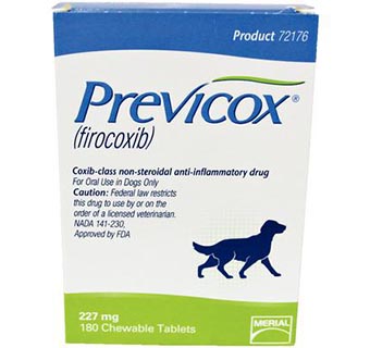 PREVICOX® (FIROCOXIB) 227MG 180/BOTTLE (RX) (SOLD IN HI ONLY)