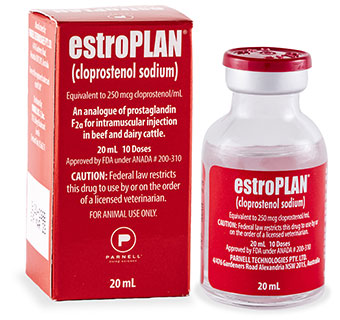 ESTROPLAN® (CLOPROSTENOL SODIUM PROSTAGLANDIN) 20 ML/10 DOSE