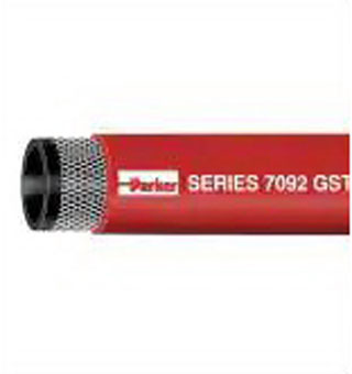 GST® II AIR AND WATER HOSE 1 FT L BLACK/RED 300 PSI 5/8 IN ID