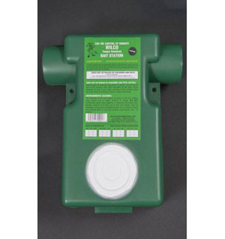 BAIT STATION DARK GREEN PLASTIC