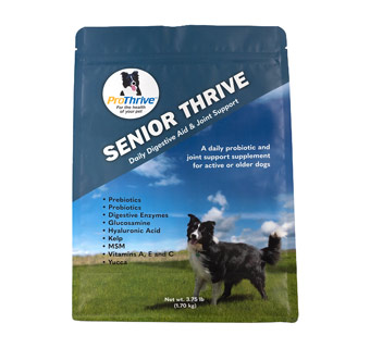 PROTHRIVE DIGESTIVE AID SENIOR DOG SUPPLEMENT LACTIC 3.75 LB