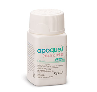 APOQUEL® (OCLACITINIB TABLET) 3.6 MG 100 COUNT (SOLD IN HAWAII ONLY)