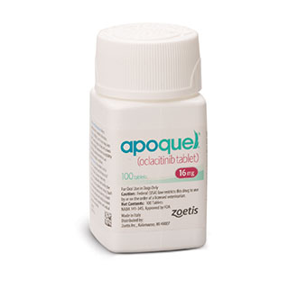 APOQUEL® (OCLACITINIB TABLET) 16 MG 100/PKG (RX)