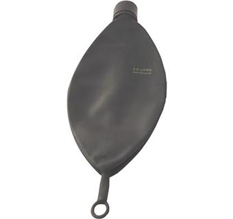 BICKFORD BREATHING BAGS  BLACK LATEX 2 LITER