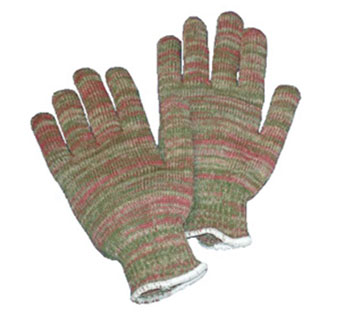 HEAVYWEIGHT BLEND MULTICOLORED STRING KNIT GLOVES - 12/PKG