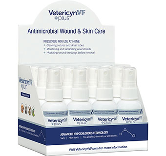 VETERICYN PLUS® VF ANTIMICROBIAL WOUND & SKIN CARE CLEANSER POP KIT 2OZ 12/PKG