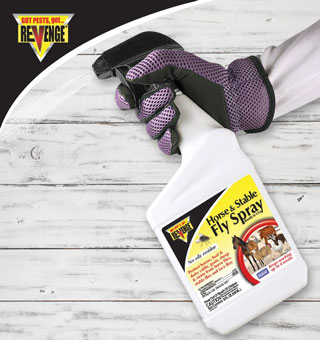 REVENGE® HORSE & STABLE FLY SPRAY RTU 1 QT BOTTLE 1/PKG