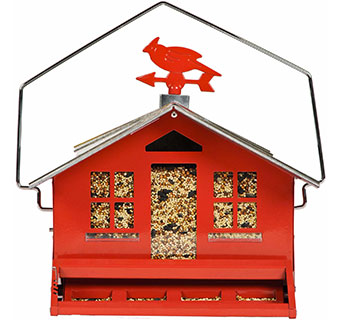 PERKY-PET SQUIRREL-BE-GONE II COUNTRY HOUSE WITH WEATHERVANE 8 LB CAPACITY