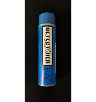 DETECT-HER™ UPRIGHT TIP TAIL PAINT SPRAY 500 ML FLUORESCENT BLUE