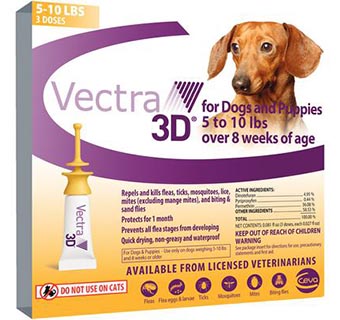VECTRA 3D™ FOR DOGS AND PUPPIES 5 - 10 LBS