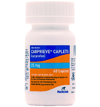 CARPRIEVE® CAPLETS 25 MG 60 COUNT (RX)